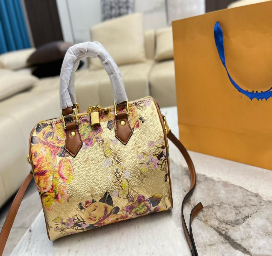 

CC Graffiti Luxurys Handbag Designer Nano Speedy Bag Fashion Women Clutch Mini Boston Ladies Crossbody Shoulder Pillow Tote Bags M9796709, Brown