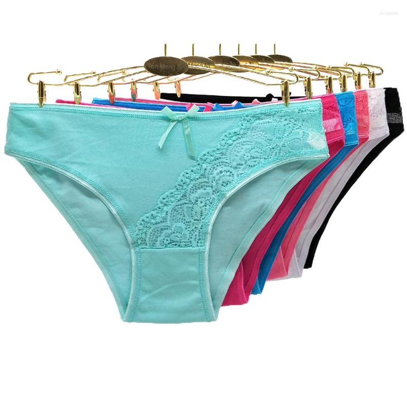 

Women's Panties 12 Pieces/Set Ladies Cotton Women Briefs Sexy Culotte Femme Lingerie Female Underpants Breathable Comfort Lace Underwear, Multi
