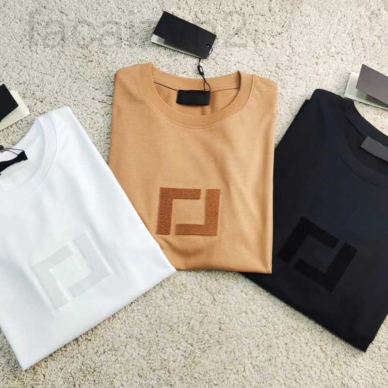 

Men's T-Shirts designer Designer T shirt letter stacked printing pattern tee high street loose oversize t casual sweatshirt men women 100% cotton pullover top OTDC, White-usa size