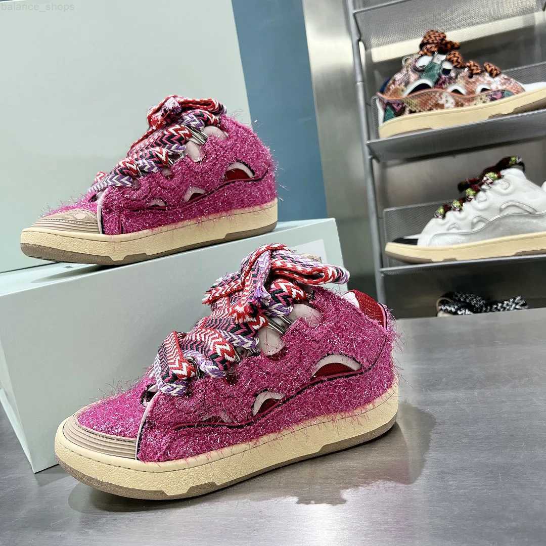 

2023 CURB 90s shoes Designer woven Shoes Lace-up classical mesh Calfskin Men Women Sneakers Size 35-45, Color3