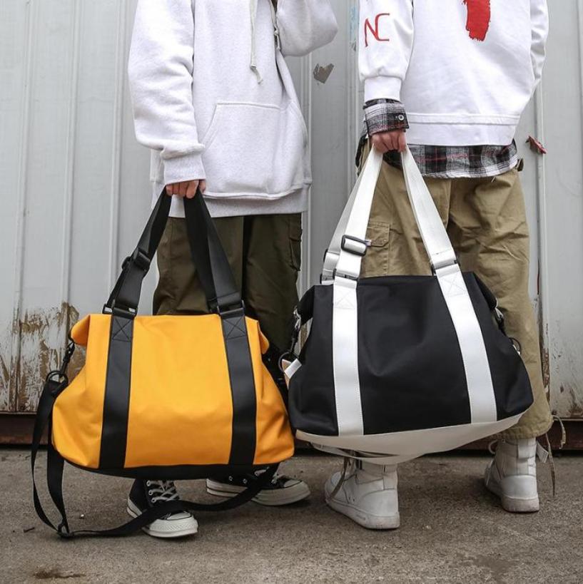 

Men039s Bag New Koreanstyle Travel Bag Large Capacity Portable Versatile Shoulder Trip Luggage 2020 New5809330, Black