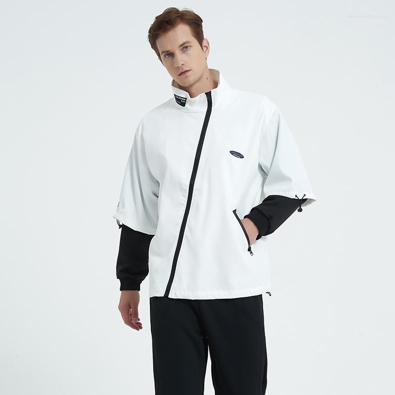 

Men's Jackets Mens Hoodies Men Spring Patchwork Sweatshirt Japanese Streetwear Harajuku Hip Hop Oversized Black Red Hoodie