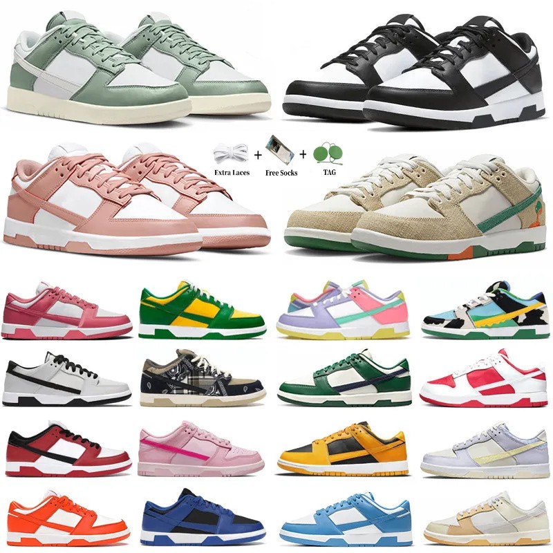 

Running shoes low Panda triple pink Grey Fog Syracuse Team Green Medium Olive UNC Georgetown Malachite sail walking GAI jogging sneakers trainers size 36-45, 18