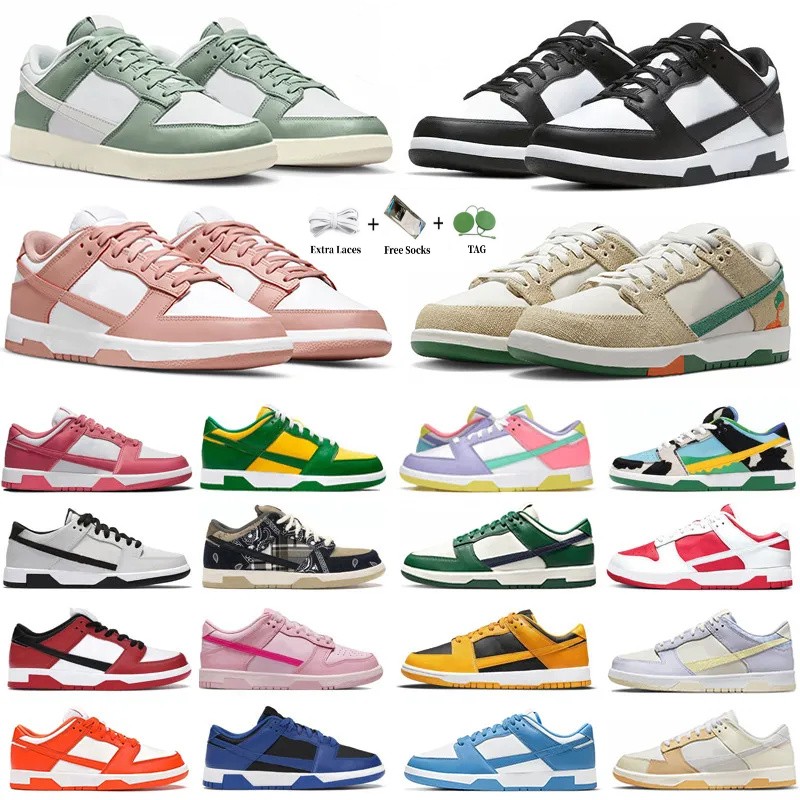 

Running shoes low Panda triple pink Grey Fog Syracuse Team Green Medium Olive UNC Georgetown Malachite sail walking GAI jogging sneakers trainers size 36-45, 18