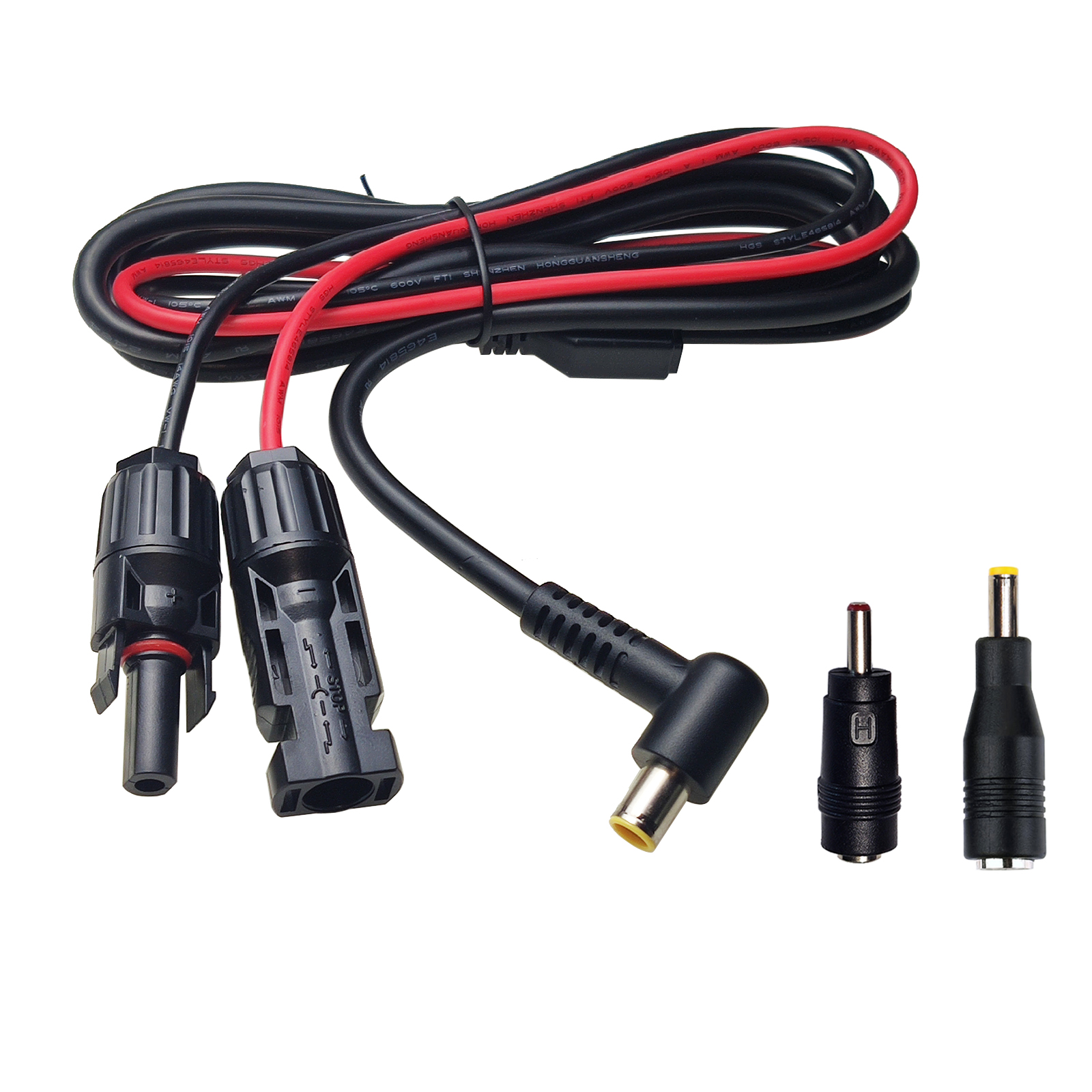

JKM Electronics Solar Connectors Work with MC-4 to 90 Degree DC 8mm Extension Cable 16AWG for Jackery Portable Power Station Solar Generators