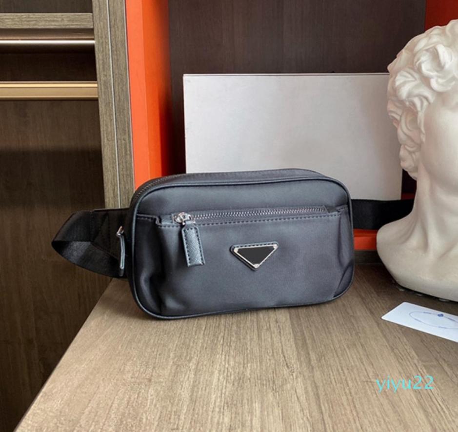 

Men Women Dress Waist Bags Fashion Belt Bag Triple Black Nylon and Leather Mens Casual Cross Body 20225446816, Sky blue