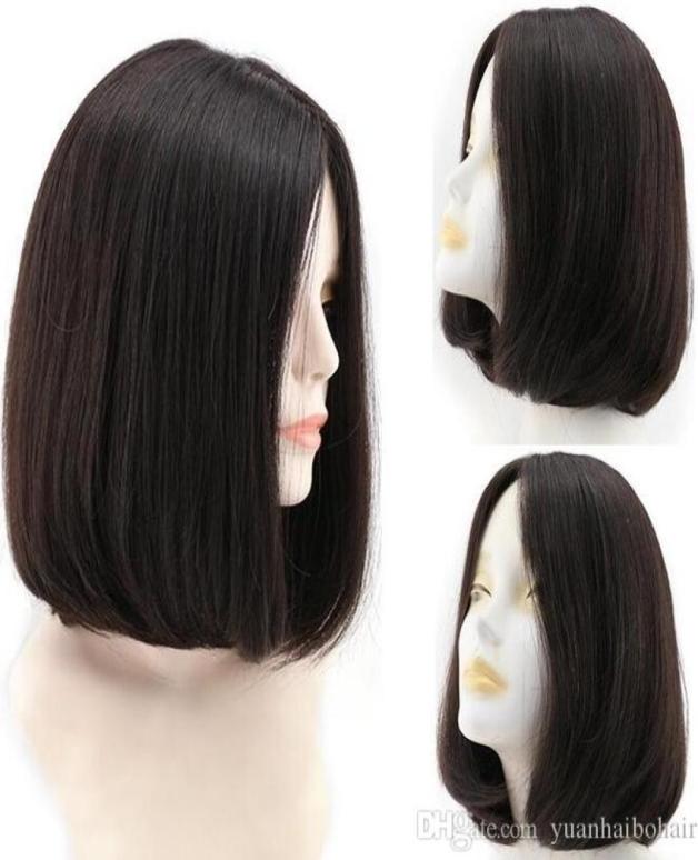 

Bob Kosher Wigs Black Color High Quality Wigs 12A Finest Mongolian Virgin Human Hair Silky Straight 4x4 Silk Base Jewish Wig Fast 4822697, Ombre color