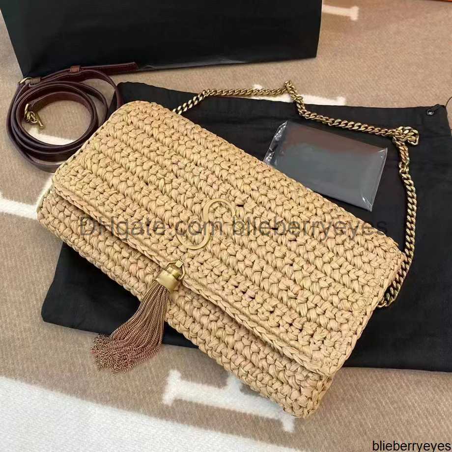 

Linen y shoulder bag womens Raffias Designer messenger Bag hobo mini Purses weave evening handbag totes mens fashion crossbody Straw clutch beach bags, Black