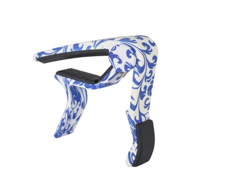 

New Arrivals Handed Acoustic Guitar Capo Perfect For GuitarUkuleleBanjoMandolin Blue And White Porcelain9246174