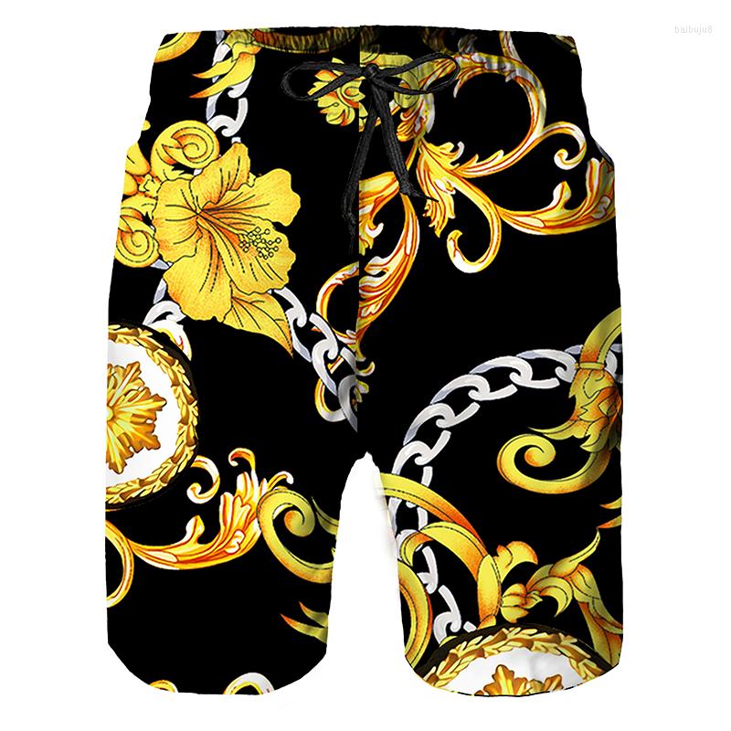 

Men's Shorts 2023 Summer Men Casual Retro Classic Print Pants Running Family Clothing Beach Breathable, Cgh