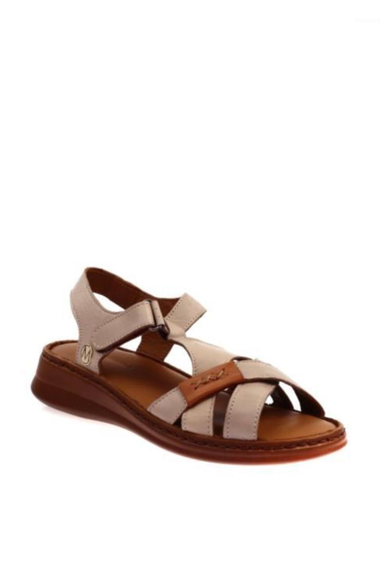 

Sandals Women's Brown Genuine Leather Casual, Picture shown