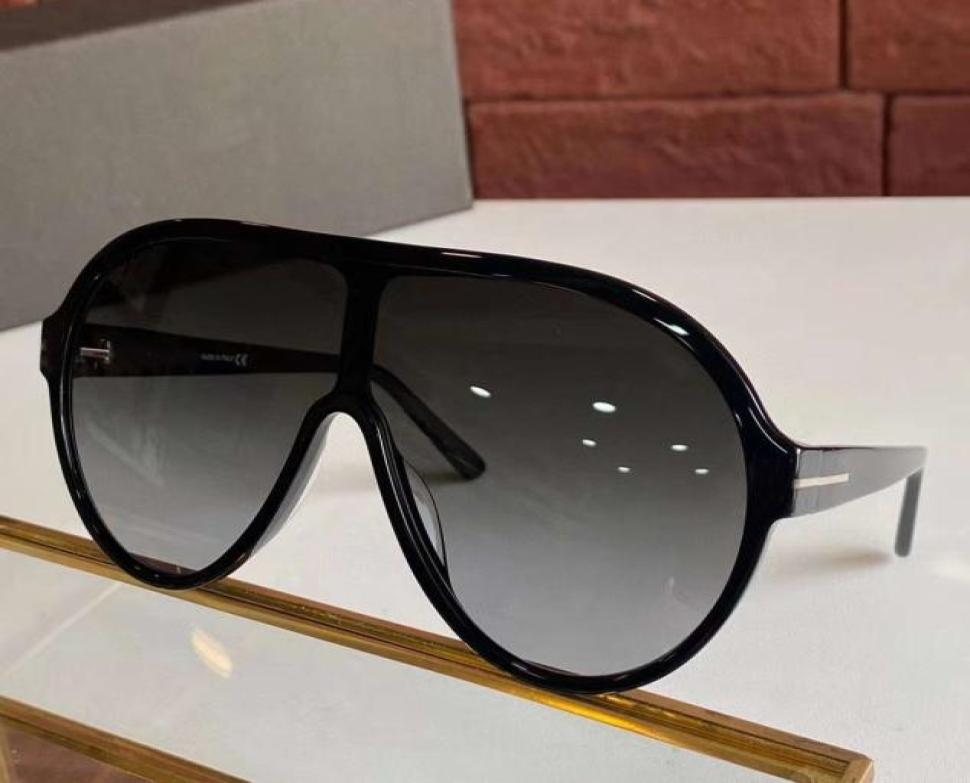 

0814 BlackSmoke Pilot Sunglasses for Men Oversize Sunglasses UV400 Eyewear with Box3872894