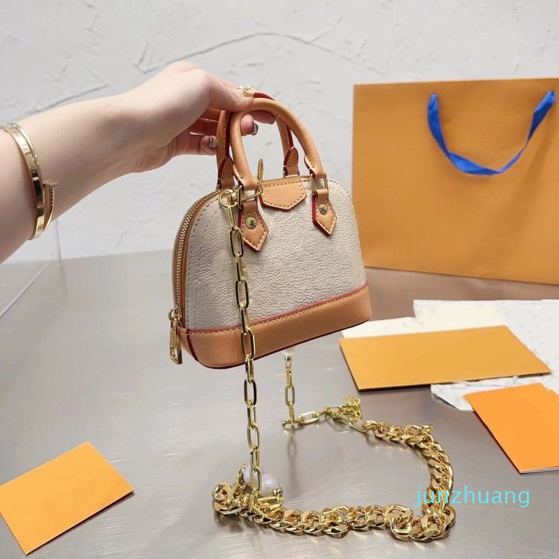 

Women's handbag designer bag luxury shoulder bag leather print two-color zipper shell fashion casual alphabet crossbody large capacity tote