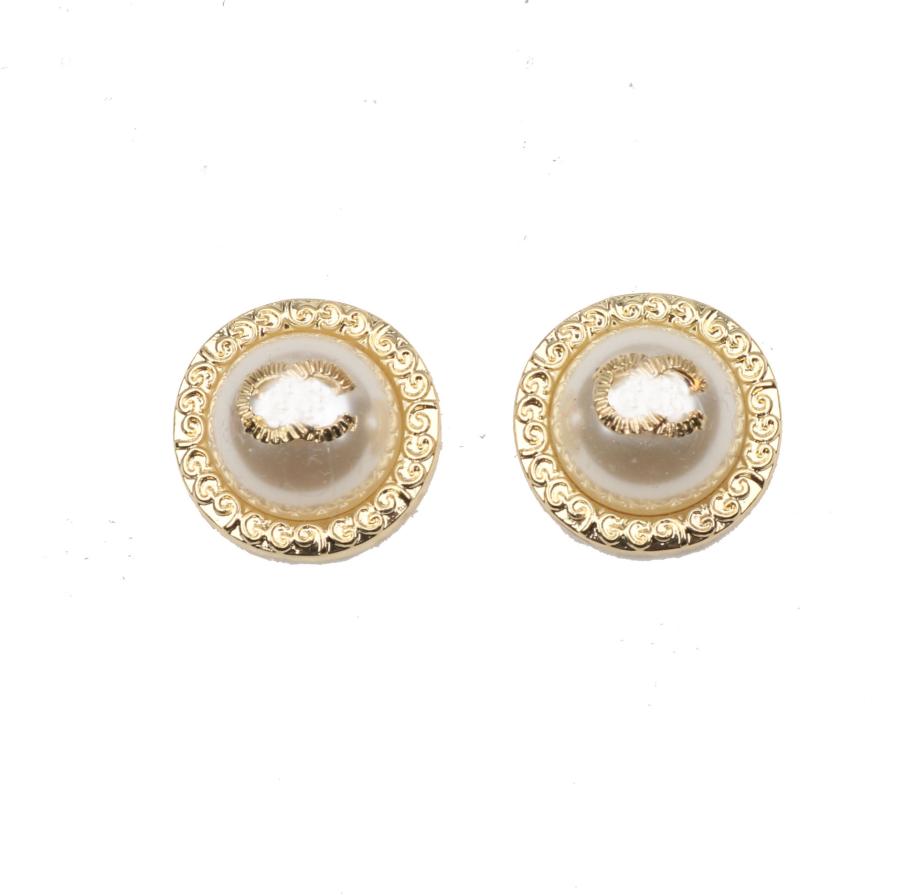 

Famous 18K Gold Plated Brand Designers Letters Stud Earrings Geometric Luxury Brand Women Crystal Rhinestone Pearl Earring for Wed4655623