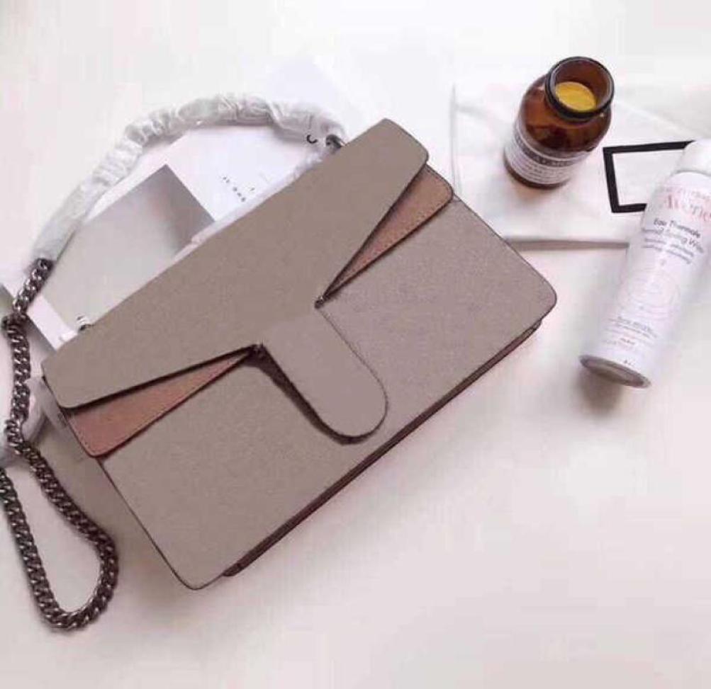 

Newset Flap Chain Shoulder Bag 28cm 20cm 18cm Handbags Genuine Leather Crossbody bags Women Small Mini Evening Pruse4946797, White