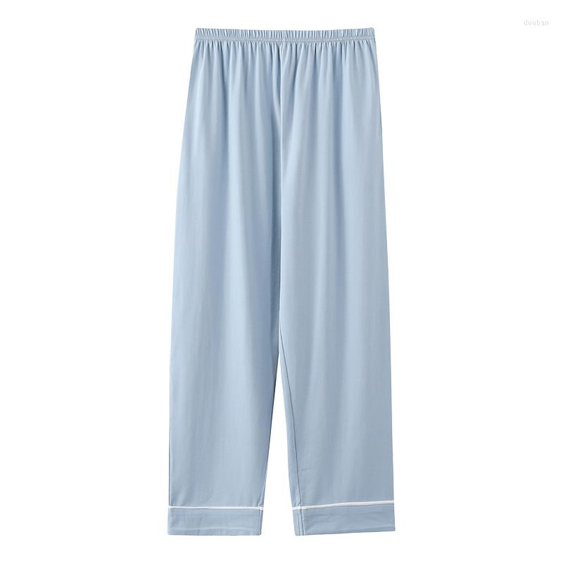 

Men's Sleepwear Spring Summer Long Pants Modal Cotton Home Trousers Men Bottoms Big Yards Pajamas Male Elastic Waist Loose Sleep, Lm-ck87
