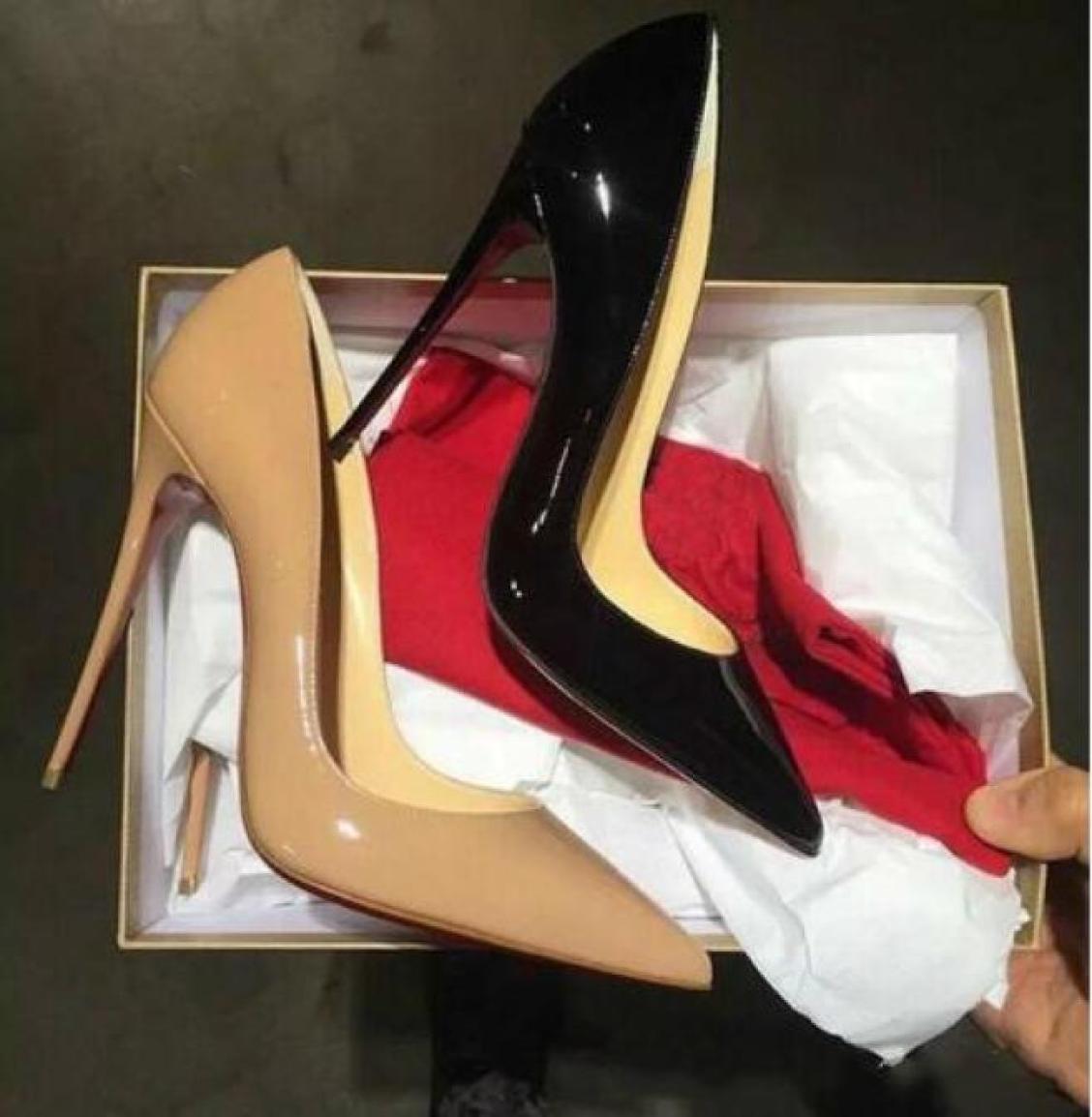 

delivery high quality fashionable and luxurious lady039s redsoled high heels patent leather party wedding shoes origina2367102, Orange