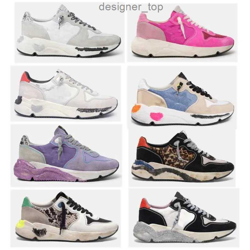

High Top Shoe Brand de marque italienne Semelle Chaussures pour goldens×gooseitys×designers Do-old Sale Baskets avec STAR LEOPARD SUDE melange aoc, 10