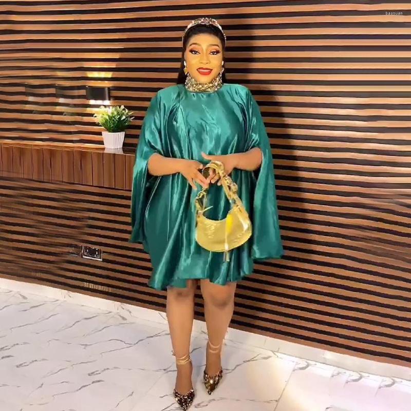 

Ethnic Clothing 2023 African Dresses For Women Summer Arrival Elegant Solid Color Dress Dashiki Clothes