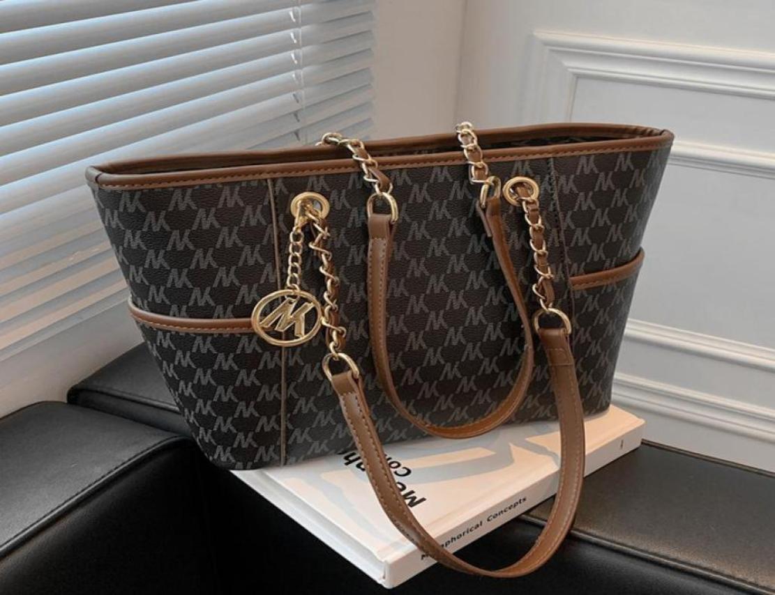 

Evening Bags Burminsa Retro Letters Chain Tote Shoulder For Women Brand Designer Large Capacity Shopper Work Ladies Handbags Autum1909059, Black