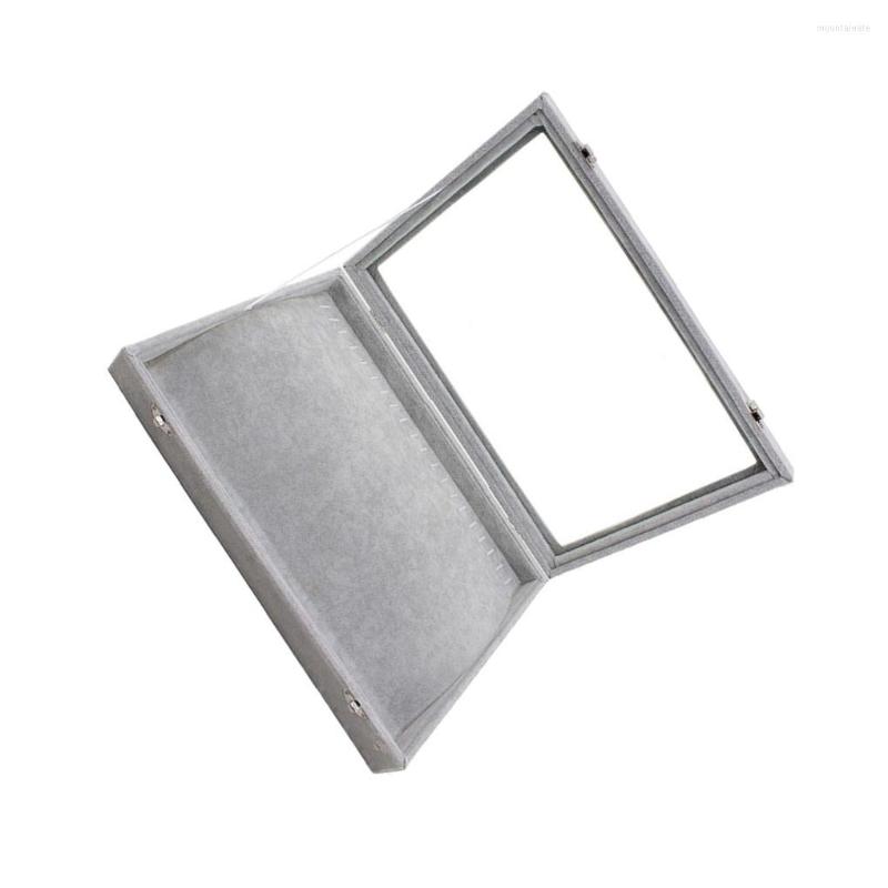 

Jewelry Pouches Bracelet Necklace Display Tray With Lid Pendant Organizer Holder Trays Living Room Bedroom Dresser Shop
