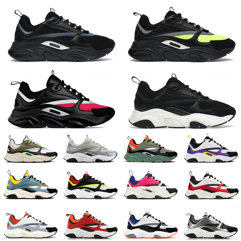 

Calfskin Patchwork B22 Sneaker Designer Shoees For Women Mens Oblique Technical Shoe Platform Vintage Trainers Reflective Black White Blue Loafers Big Size 13, C33 blue reflective 36-47