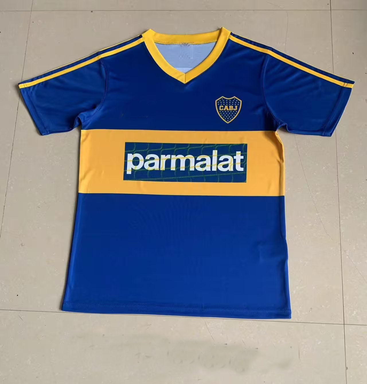 

1992 97 98 Boca man Juniors Retro classic soccer jerseys ROMAN RIQUELME MARADONA football shirt, Blue yellow 96 97