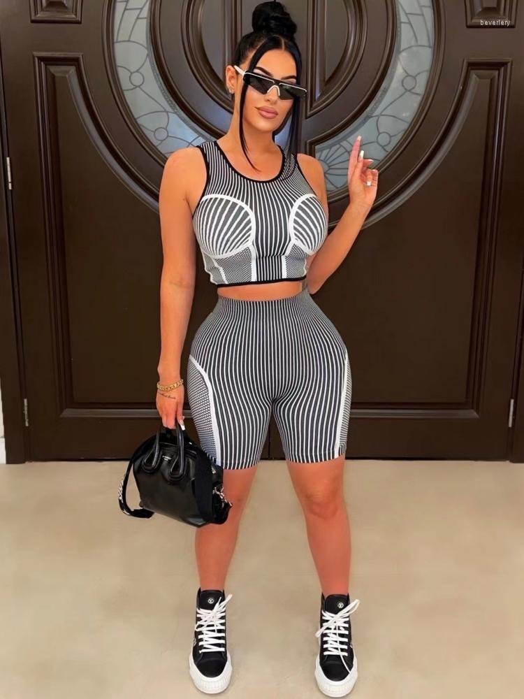

Women' Tracksuits Patchwork Women' Set Sleeveless Tank Top And Shorts Suit 2023 Summer Fashion Sweatsuit Two 2 Piece Outfit Tracksuit, Black