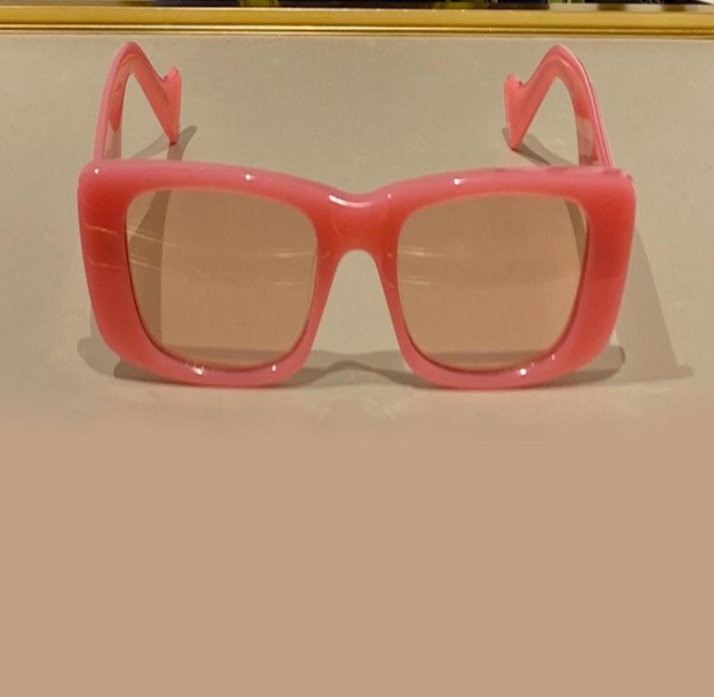 

Rectangular Pink Sunglasses 0516 Sunnies Unisex Fashion Sunglasses occhiali da sole firmati Eyewear Accessories UV400 Protection w5398766
