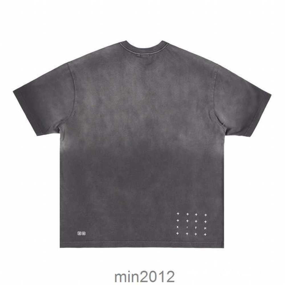 

Ksubi Men' short sleeve Takewashed Washable Old Box Short Sleeve Men' and Women' Loose, Wash black