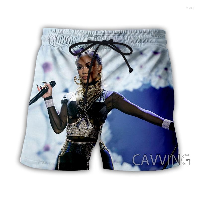

Men' Shorts CAVVING 3D Printed Saweetie Summer Beach Streetwear Quick Dry Casual Sweat For Women/men, 32