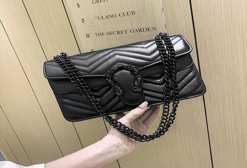 

Factory Whole womens leathers shoulder bags elegantly shaped leather chain bag retro embossed women handbags street trend gold3532641, Khaki