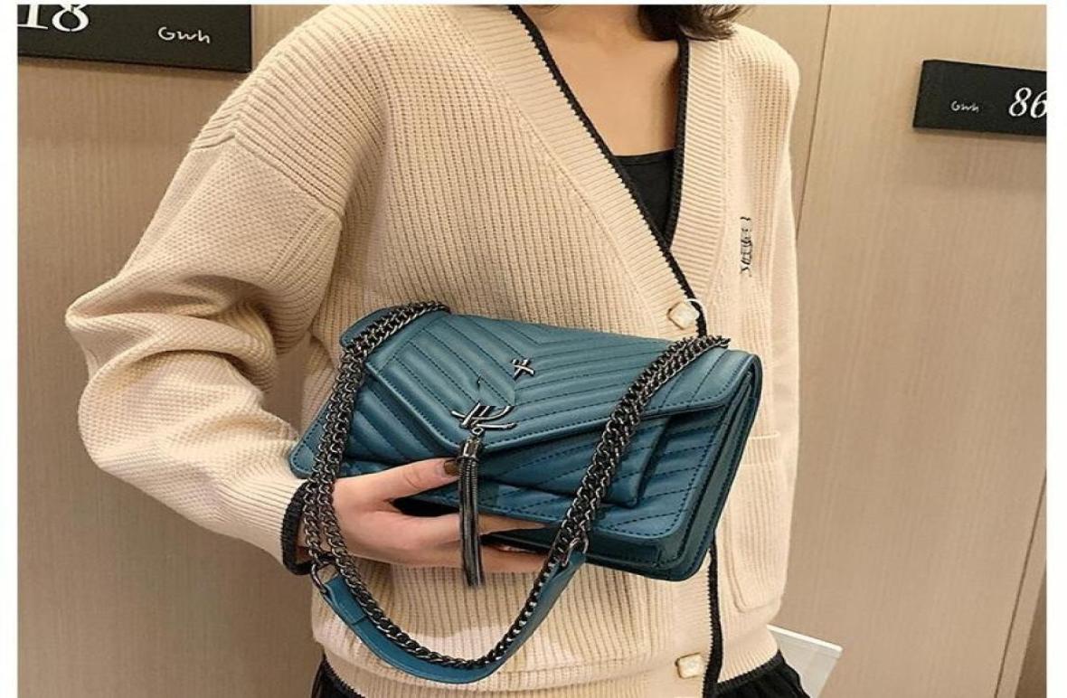 

Fashion Women039s Bag Small Fragrant Style Lingge Chain Shoulder Crossbody Messenger handbags 0353207542, Multi