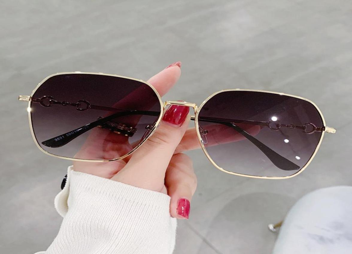

Sunglasses Fashion Lady Oversize Square Women Men Glasses Gradient Sun Female UV400Sunglasses2818119
