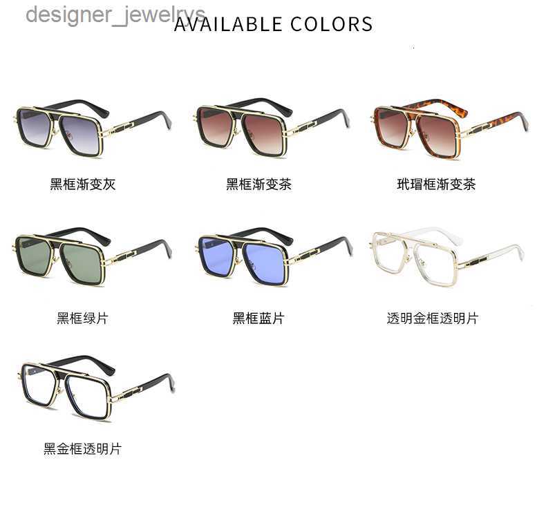 

Dita sunglasses Vintage Sunglasses square Women's Sun glasses Fashion Designer Shades Luxury Golden Frame Sunglasses UV400 Gradient LXN-EVO