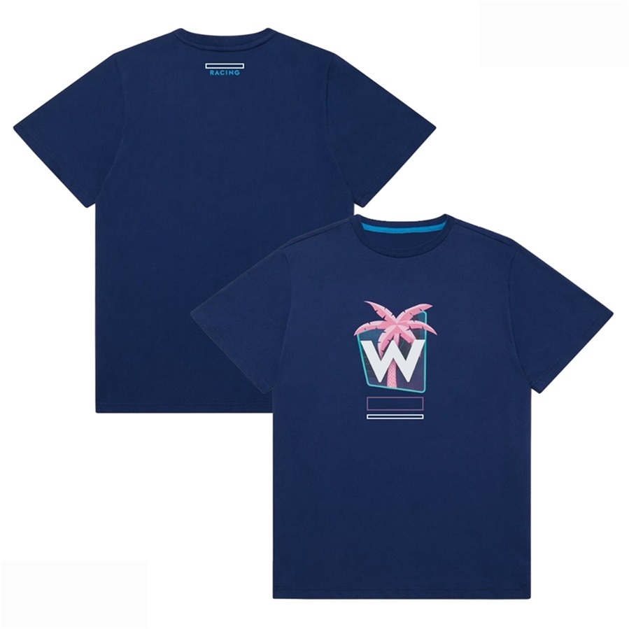 

2023 New F1 W Team T-shirt Formula 1 Commemorative Edition T-shirt Fans Special Custom Printed T-shirt Summer Quick Dry Jersey Tee