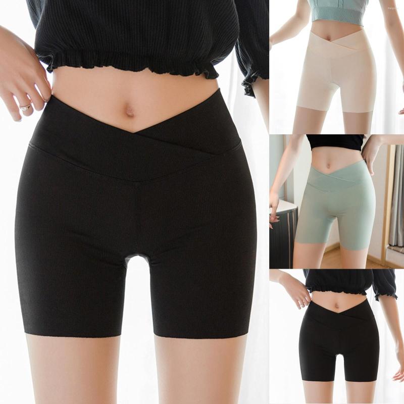 

Women's Panties Women Seamless Safety Cotton Pants Summer High Waist Anti Chafing Soft Boyshorts Plus Size Boxers For Underwear, Beige