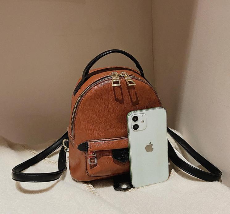 

Christmas Brand Letter women039s backpack Pu leather Design Mini woman Backpacks Fashion Student High Sport Capacity men black 1722003, Brown