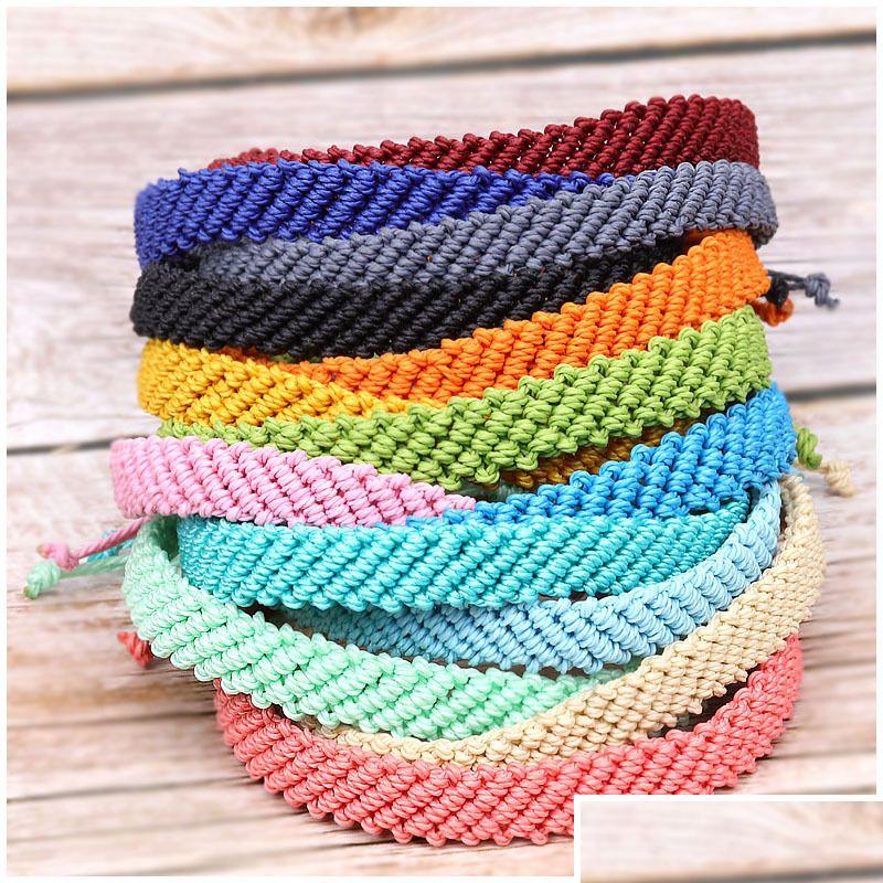 

Other Bracelets Bohemian Woven Candy Color Friendship Bracelet Womens Beach Fashion Accessories Drop Delivery Jewelry Dhy2Z