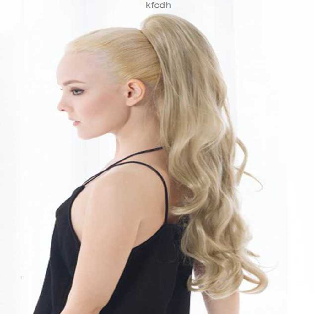

Summer Brand Ponytail Women's Glamour Long Curly Wavy Blonde Ponytails Extensions Party Hair Wear Claw Clip in P Tails
