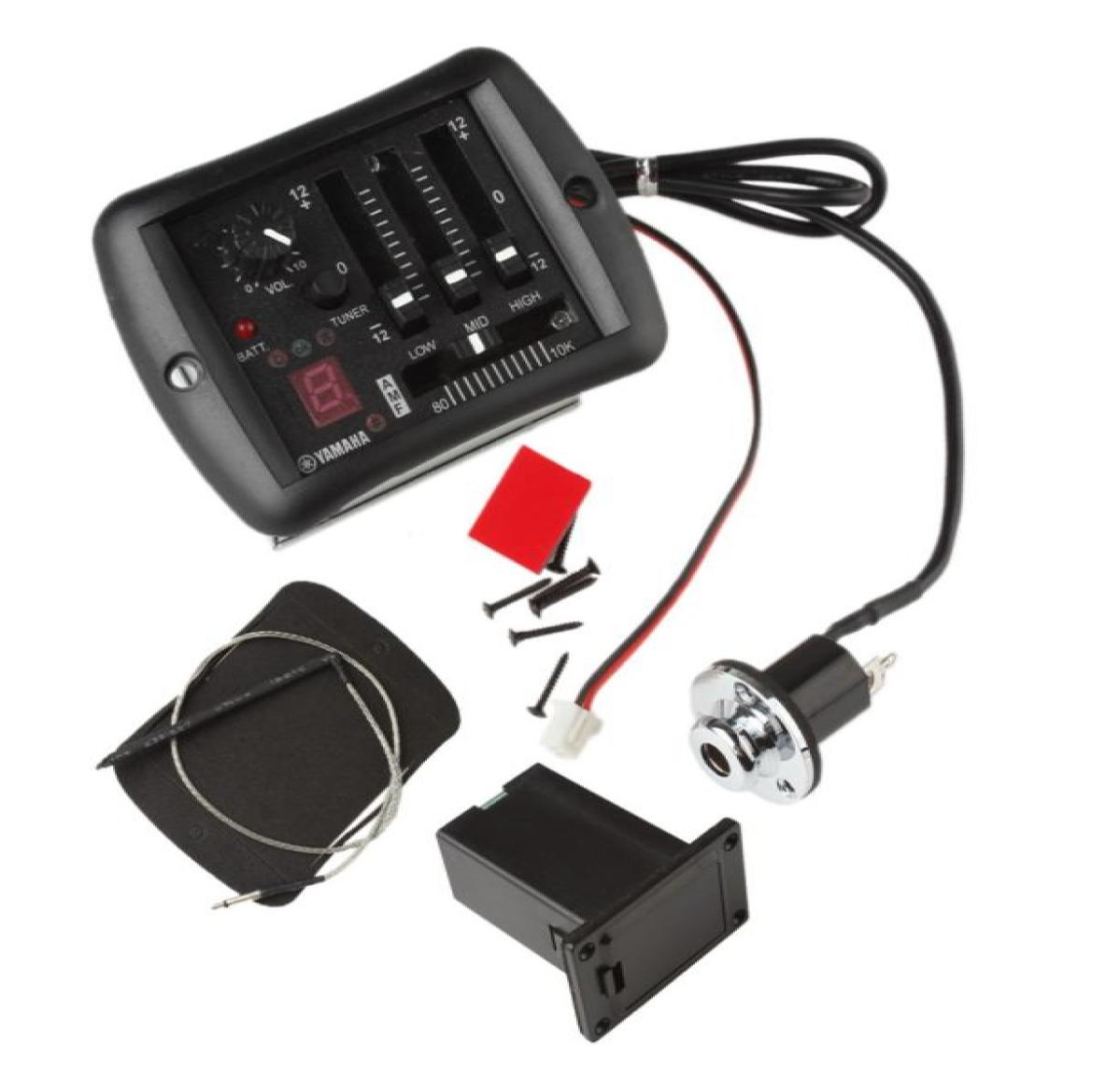 

New 4Band EQ Equalizer Acoustic Guitar Preamp Piezo Pickup 06653718