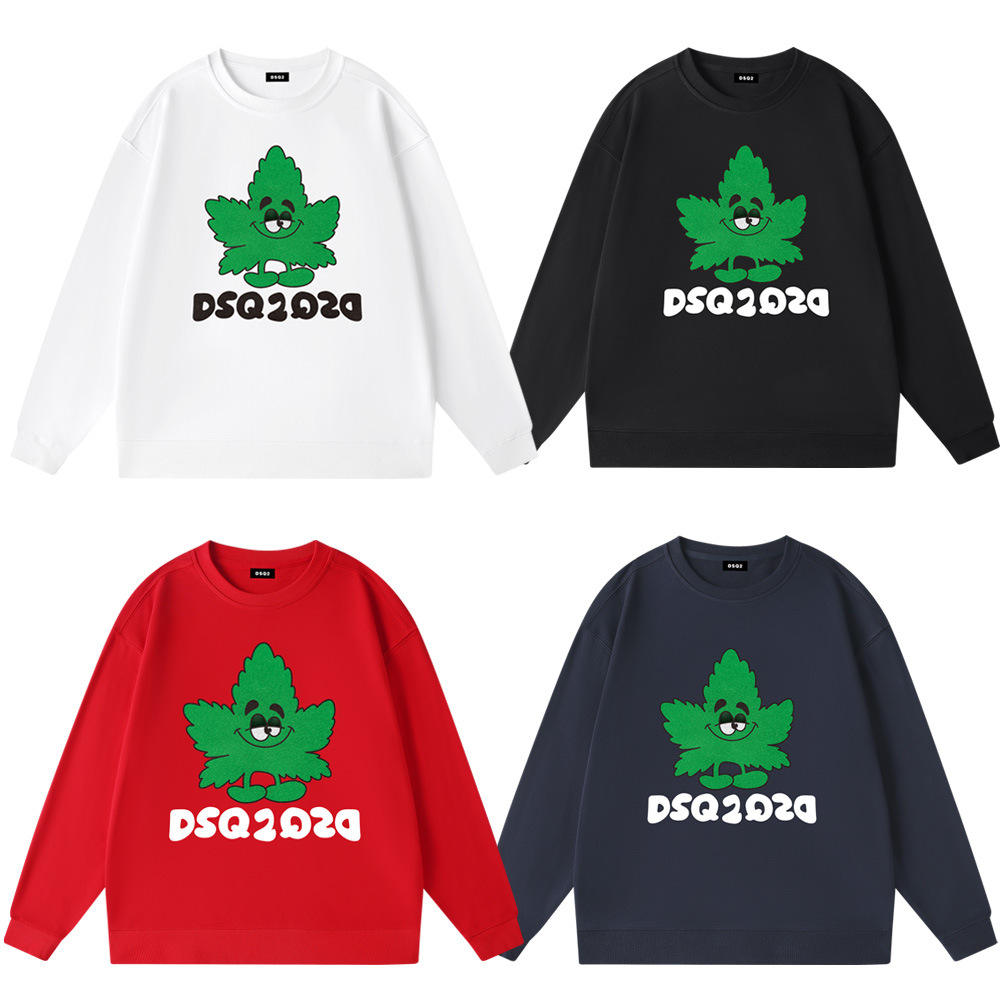 

Spring autumn men's top sports casual pullover round neck long sleeve T-shirt leggings Wei clothing fashion letter pattern women loose hoodie