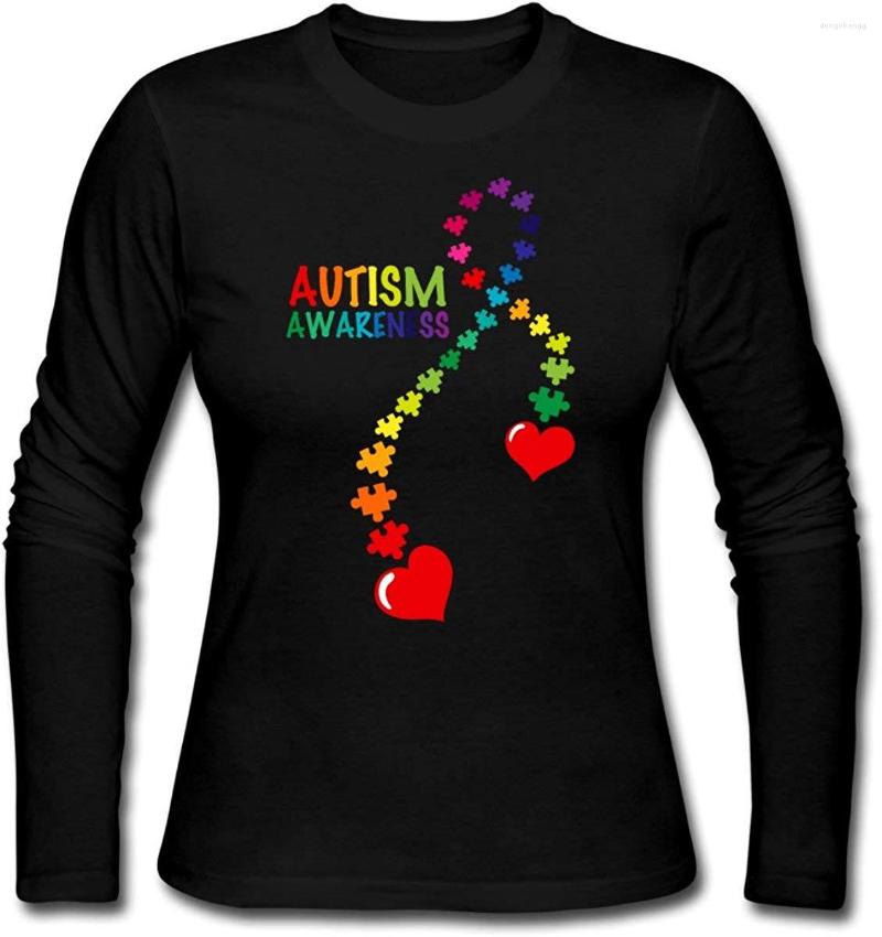 

Men' T Shirts Autism Awareness Puzzle Piece Ribbon Women' Long Sleeve Jersey T-Shirt Unisex Men Women Shirt, Color man13
