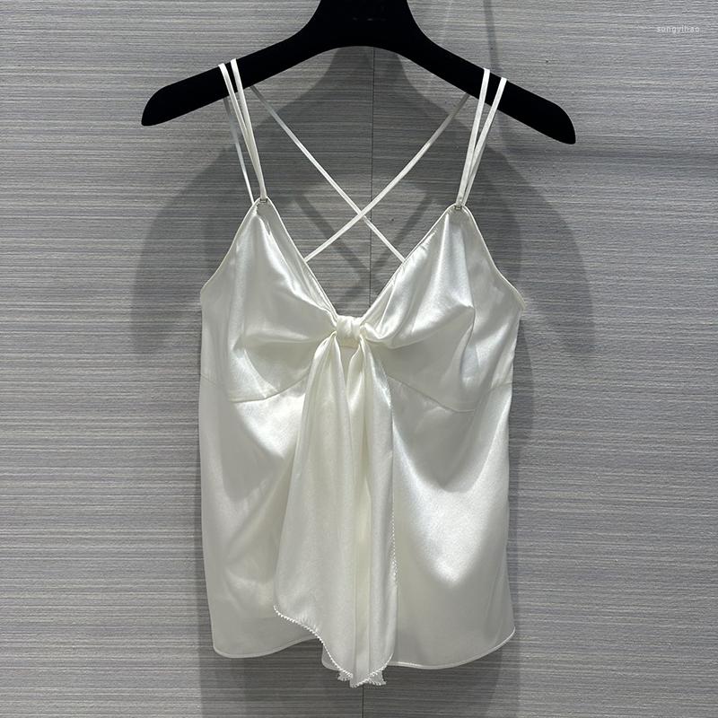 

Women's Blouses 2023 Silk Sexy Elegant Shirt, Picture shown