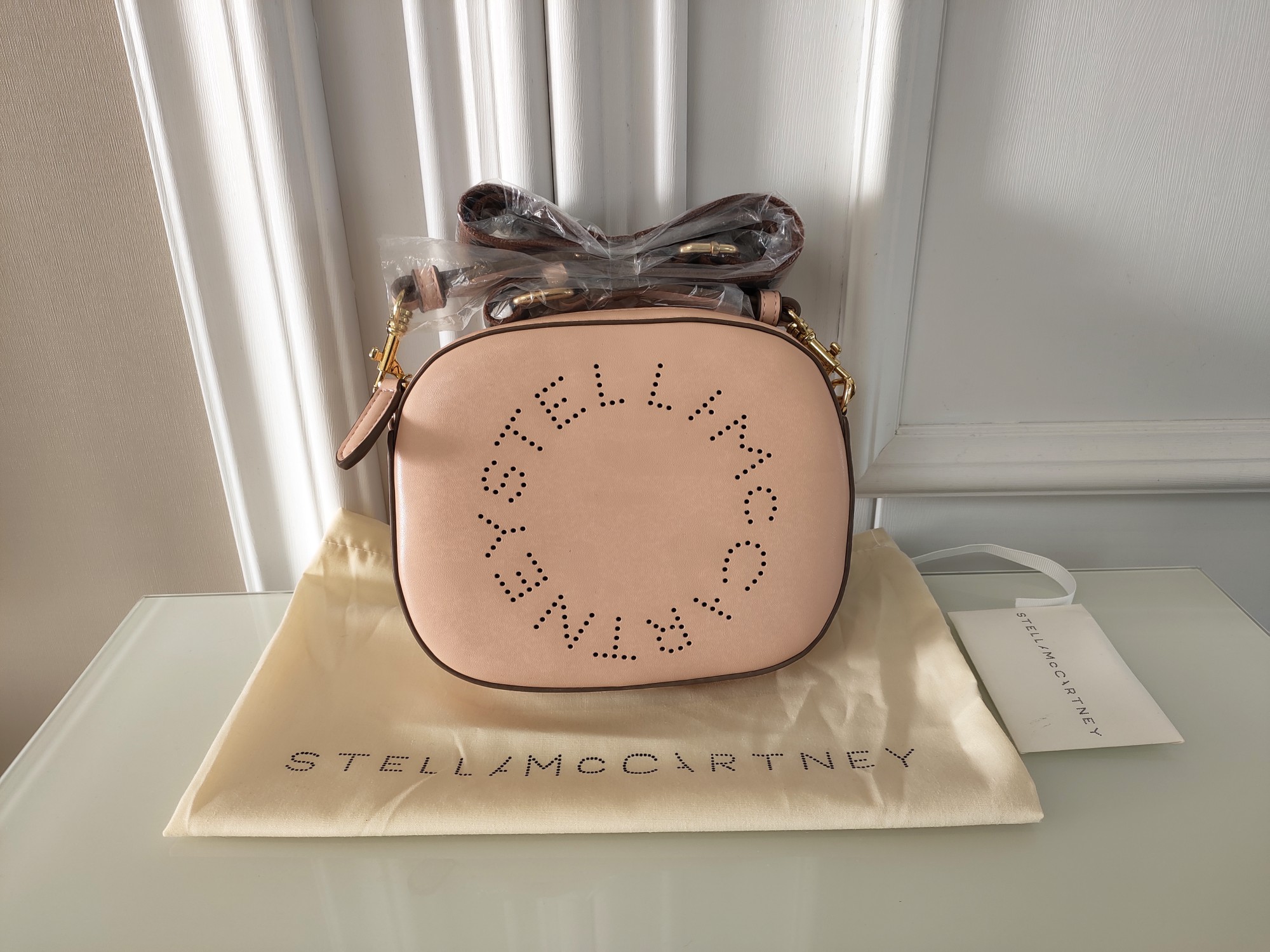 

5A Designers New Fashion women Stella McCartney Waist pack messenger bag high quality leather shopping bag messenger bag, Pink