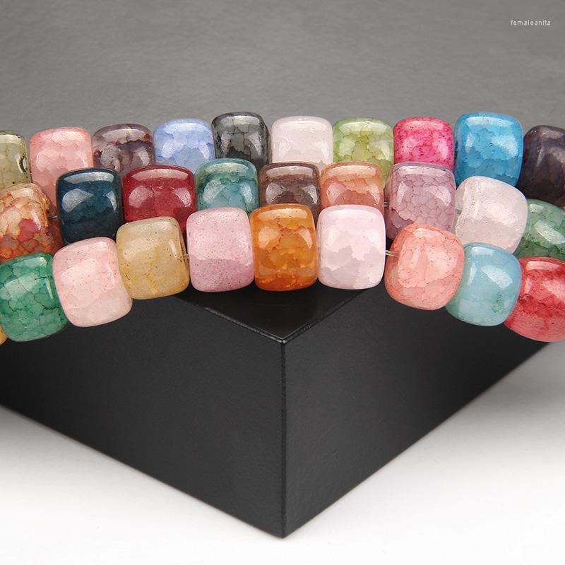 

Beads Mix Color Bead Oval Veins Agates Spacer For Jewelry DIY Handmade Craft Bracelet Earrings Necklace Charm Accessories 10x8mm