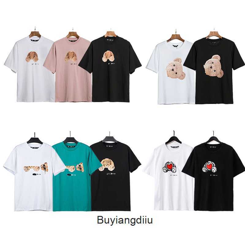 

Men's T shirts Designer Pa T shirt Luxury Tees Print Palms t Shirts Mens Womens Angles Short Sleeve Casual Crew Neck Tops Clothing Clothes