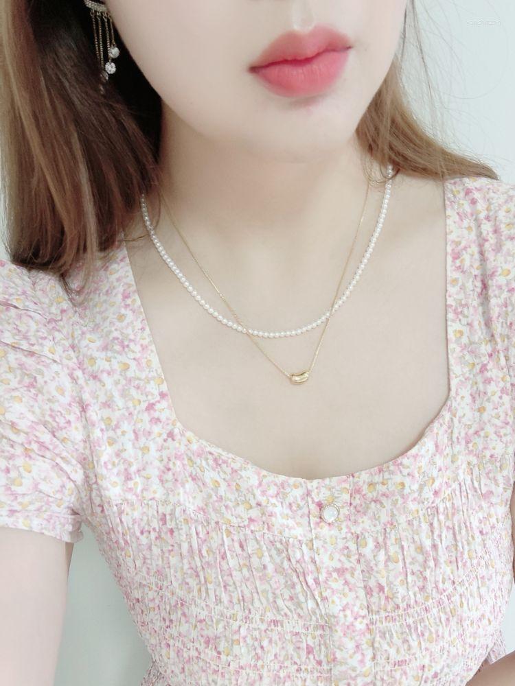 

Chains Double Layer Pearl Necklace For Women