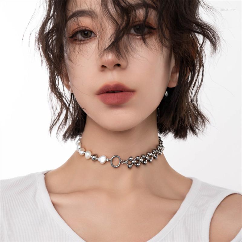 

Chains 2023 Fashionable Natural Baroque Pearl Chain Clavicle Men And Women Original Design Versatile Decoration Gift