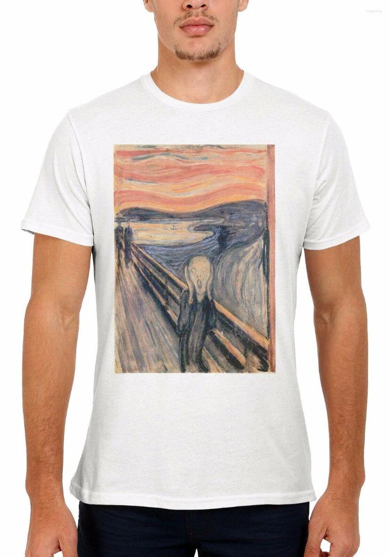 

Men's T Shirts The Scream Edvard Munch Painting Art Men Women Vest Tank Top Unisex Shirt 1715 2023 Tee, New shiryy12137
